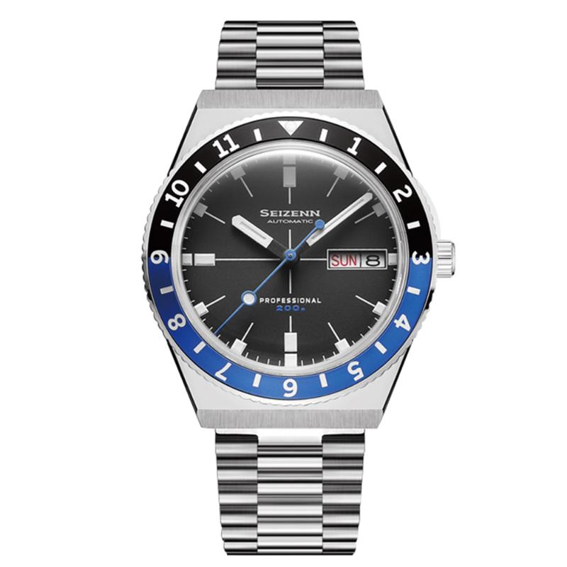 Wristwatches MERKUR Men's Retro Dive Watch 38mm Black Dial Blue Aluminum Bezel Dome Glass NH36 Automatic Movement Stainless Bracelet, Black blue
Wristwatches MERKUR Men's Retro Dive Watch 38mm Black Dial Blue Aluminum Bezel Dome Glass NH36 Automatic Movement Stainless Bracelet, Black blue