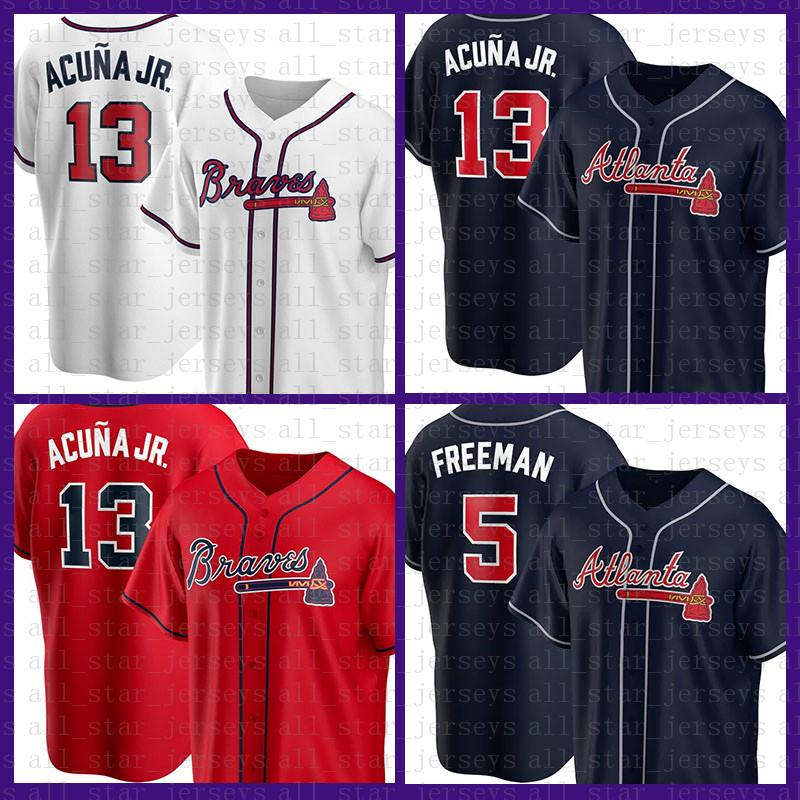 Atlanta Baseball Jersey Braves Custom 13 Ronald Acuna Jr. 5 Freddie Freeman 7 Dansby Swanson 1 Ozzie Albies 44 Hank Aaron Jackie Robinson, Blue;black
Atlanta Baseball Jersey Braves Custom 13 Ronald Acuna Jr. 5 Freddie Freeman 7 Dansby Swanson 1 Ozzie Albies 44 Hank Aaron Jackie Robinson, Blue;black