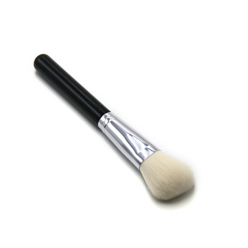 Makeup Brushes Wholesale Synthetic Hair Black Handle Private Label Blusher Brush