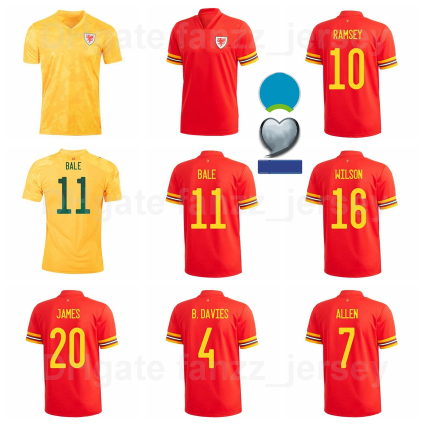 2021-2022 Wales Soccer Jersey 11 BALE 10 RAMSEY 7 ALLEN 4 DAVIES 16 WILSON 6 WILLIAMS BROOKS Hennessey National Team Football Shirt Kits, With patch
2021-2022 Wales Soccer Jersey 11 BALE 10 RAMSEY 7 ALLEN 4 DAVIES 16 WILSON 6 WILLIAMS BROOKS Hennessey National Team Football Shirt Kits, With patch