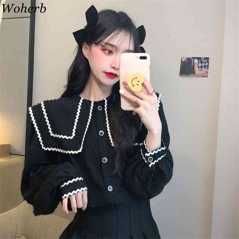 Korean Blouse Turn Down Collar Long Sleeve Shirts Women Summer All Match Casual Loose Fashion Tops Blusas 210519, White
Korean Blouse Turn Down Collar Long Sleeve Shirts Women Summer All Match Casual Loose Fashion Tops Blusas 210519, White