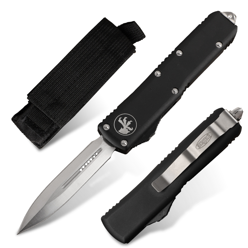 Promotion of Microtech automatic knife 5cr15 blade high-tech cemented carbide crusher knife with aviation aluminum (T6-6061) handle automatic EDC tool
Promotion of Microtech automatic knife 5cr15 blade high-tech cemented carbide crusher knife with aviation aluminum (T6-6061) handle automatic EDC tool