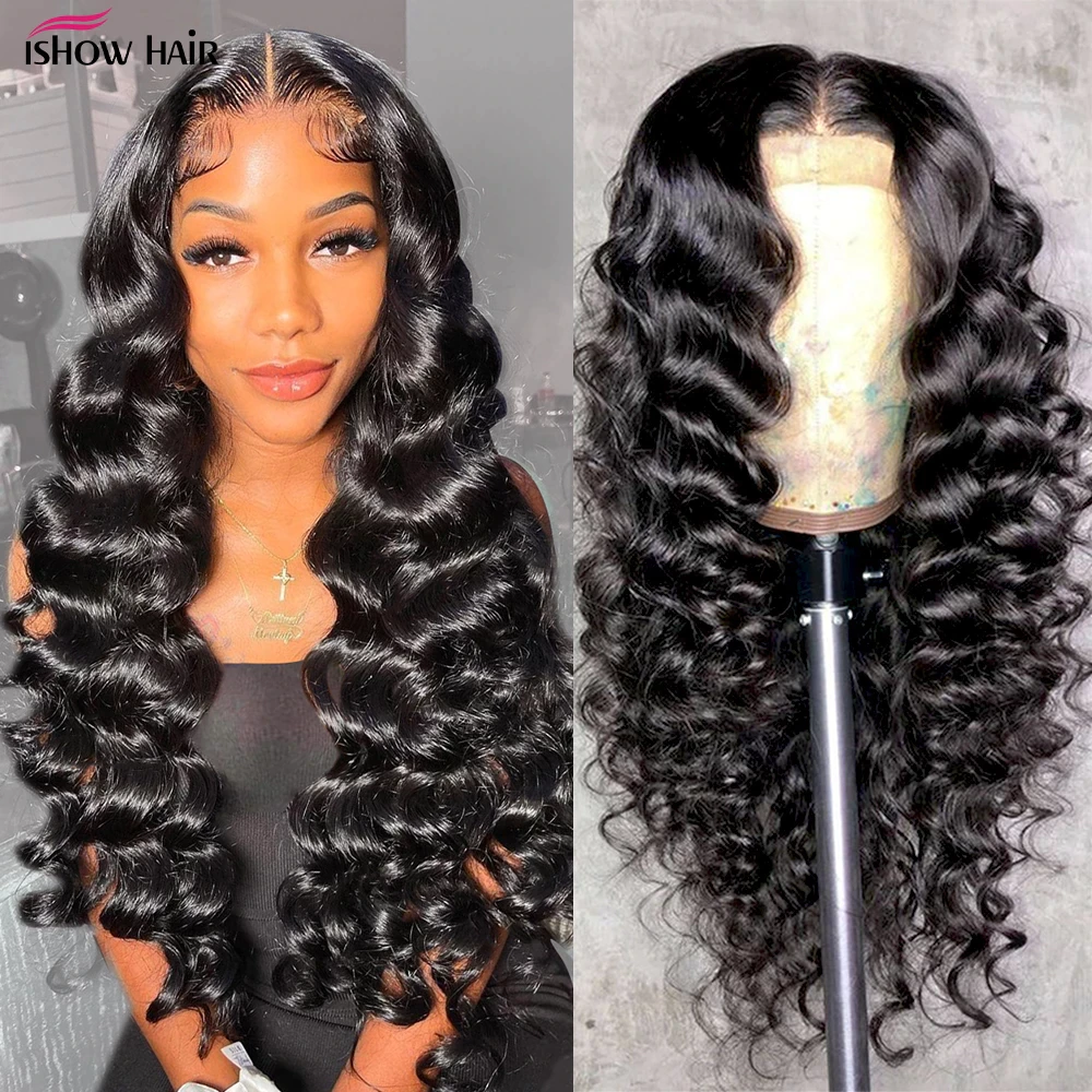 Ishow 20-26 inch 13x2 Human Hair Wigs Pre-Plucked Lace Front Wig Straight Body Loose Deep for Black Women Natural Color Clearance
Ishow 20-26 inch 13x2 Human Hair Wigs Pre-Plucked Lace Front Wig Straight Body Loose Deep for Black Women Natural Color Clearance