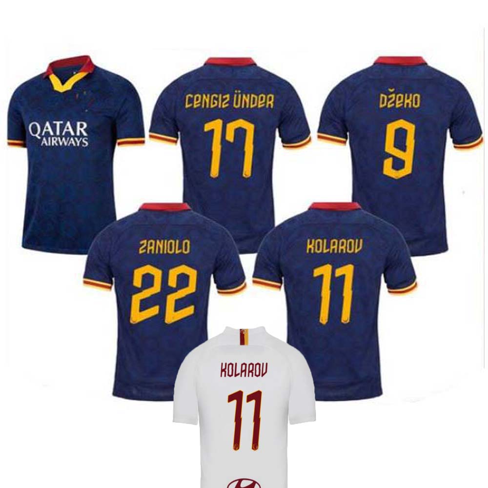 2019 rome third blue dzeko perotti pastore zaniolo soccer jerseys 19 20 totti de rossi roma football shirt set 2020 uniform, Black;yellow
2019 rome third blue dzeko perotti pastore zaniolo soccer jerseys 19 20 totti de rossi roma football shirt set 2020 uniform, Black;yellow