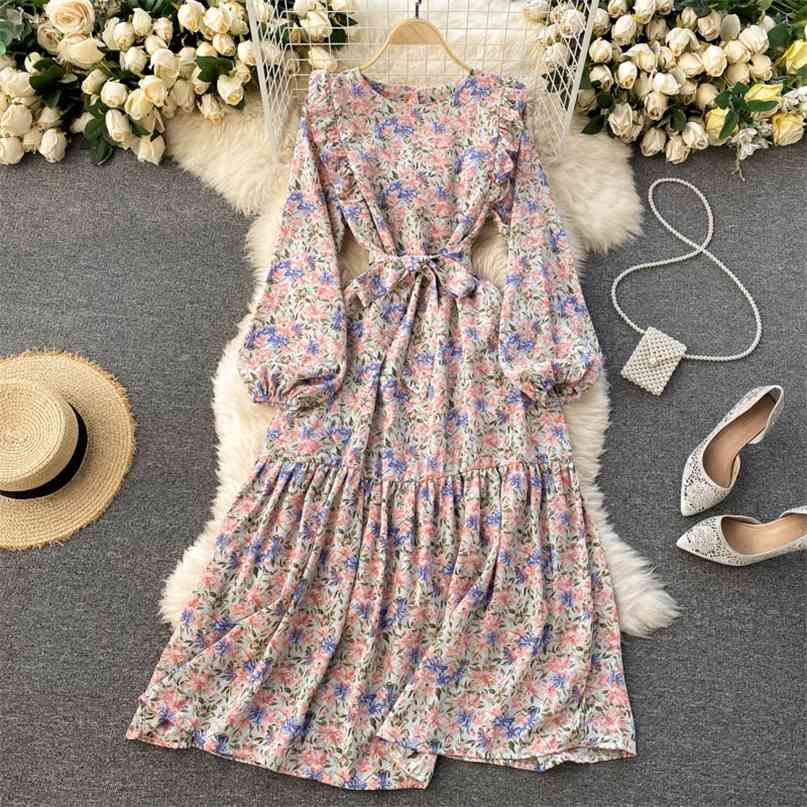 Spring Fashion Long Floral Dress for Women Boho Style Full Sleeve O-neck Sash Bowtie Casual Female Beach Party Vestidos 210603, Black
Spring Fashion Long Floral Dress for Women Boho Style Full Sleeve O-neck Sash Bowtie Casual Female Beach Party Vestidos 210603, Black