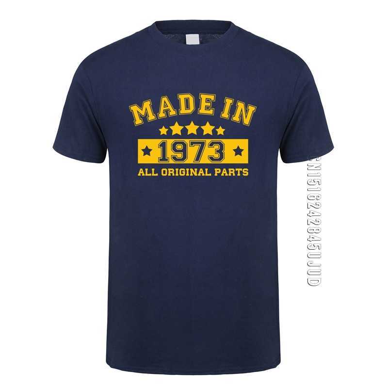 Fashion Made In 1973 T Shirts Men Cotton Funny O Neck Birthday Gift 1973 T-shirt Tops Tee Cool Mans Tshirt 210629, Ash grey
Fashion Made In 1973 T Shirts Men Cotton Funny O Neck Birthday Gift 1973 T-shirt Tops Tee Cool Mans Tshirt 210629, Ash grey