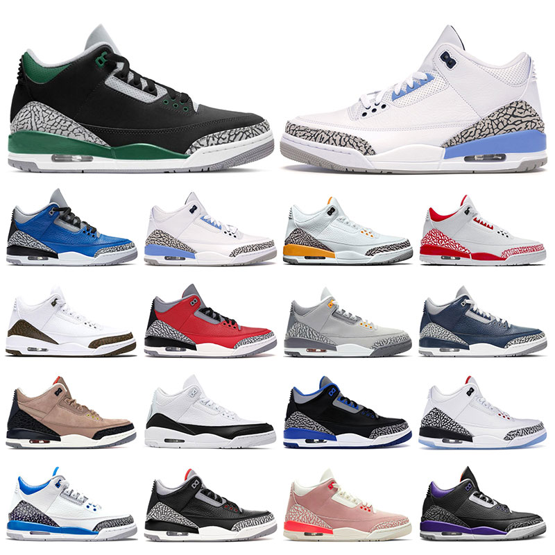 3 men basketball shoes 3s Pine Blue UNC Midnight Navy Medium Grey Violet Fire Red Black White Cement Tinker mens trainers sports sneakers 7-13
3 men basketball shoes 3s Pine Blue UNC Midnight Navy Medium Grey Violet Fire Red Black White Cement Tinker mens trainers sports sneakers 7-13