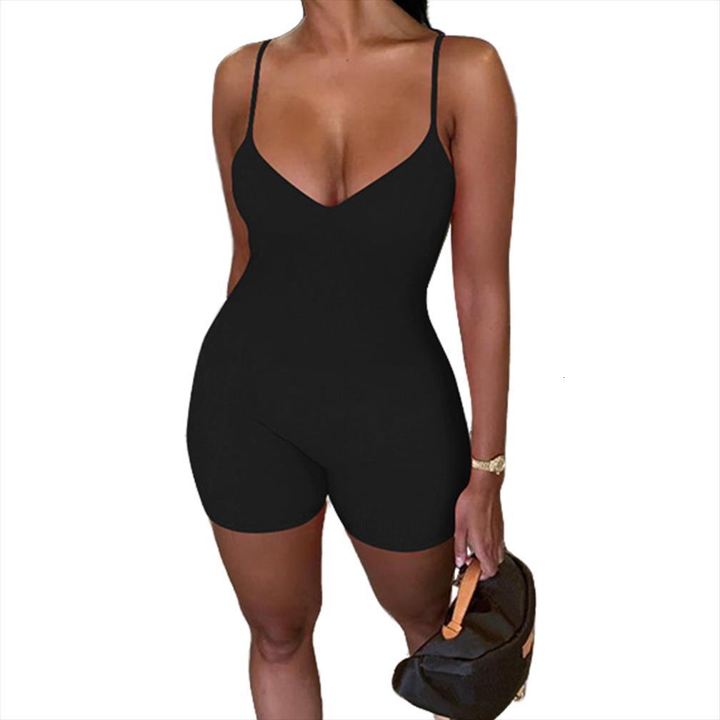 playsuit summer elegant sleeveless women jumpsuit v neck solid color clothing, Black;white
playsuit summer elegant sleeveless women jumpsuit v neck solid color clothing, Black;white