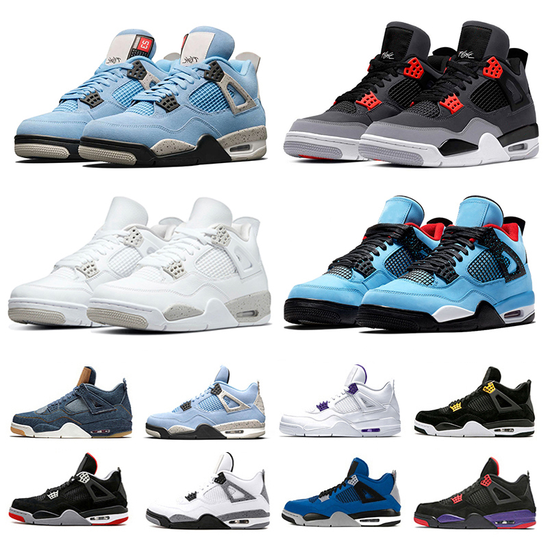 Jumpman 4 4s mens basketball shoes Shimmer sail DIY Infrared University Blue White Oreo Travis Scotts Metallic Veterans Day Camo men trainer sports sneakers 40-47, Color#49
Jumpman 4 4s mens basketball shoes Shimmer sail DIY Infrared University Blue White Oreo Travis Scotts Metallic Veterans Day Camo men trainer sports sneakers 40-47, Color#49