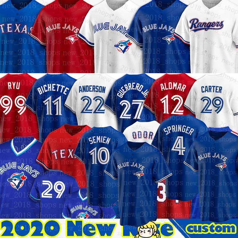 Toronto 11 Bo Bichette Jersey Blue Jays 4 George Springer Vladimir Guerrero Jr. 10 Marcus Semien 39 Kirby Yates Baseball Hyun-Jin Ryu Men, Blue;black
Toronto 11 Bo Bichette Jersey Blue Jays 4 George Springer Vladimir Guerrero Jr. 10 Marcus Semien 39 Kirby Yates Baseball Hyun-Jin Ryu Men, Blue;black