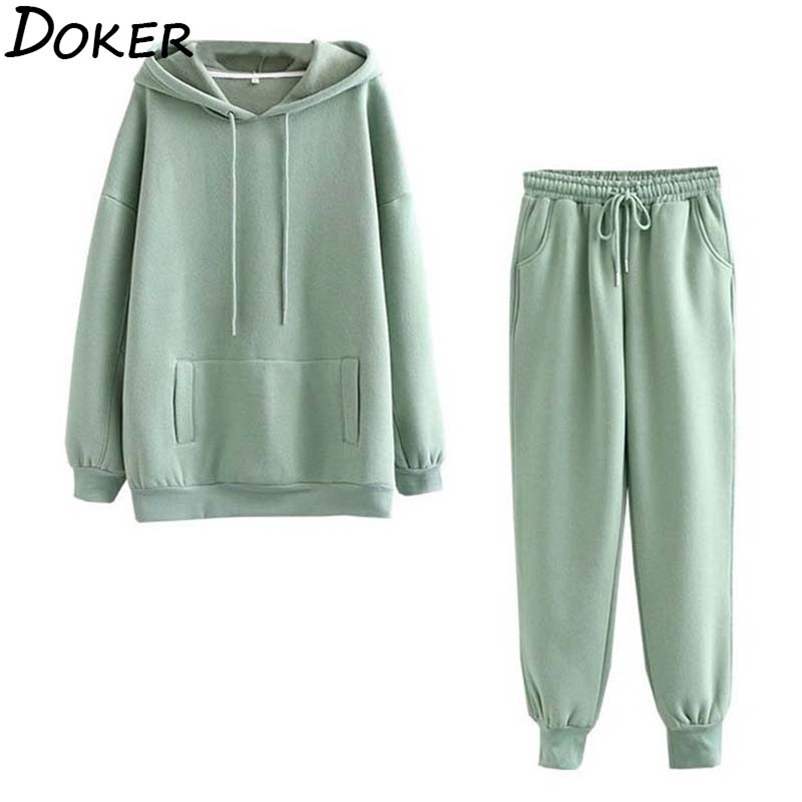 Sweat Suit Autumn Winter Fashion Long Sleeve Oversize Hooded Sweatshirt Tops And Pants Casual 2 Two Piece Set Pullovers 210604, Blue
Sweat Suit Autumn Winter Fashion Long Sleeve Oversize Hooded Sweatshirt Tops And Pants Casual 2 Two Piece Set Pullovers 210604, Blue