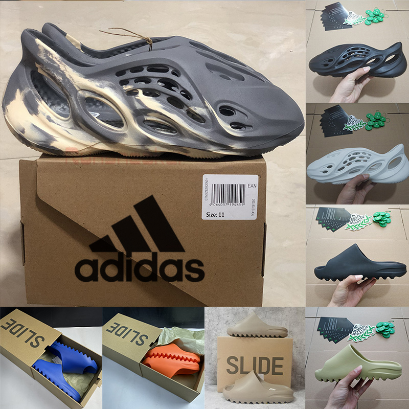 Kanye Slides Foam Runner Sandals Enflame Orange Soot Triple Black Ararat Resin Pure Moon Grey Mens Sliders Womens Designer Slippers Beach flip flops 36-47 stockx, 9-sandals-black
Kanye Slides Foam Runner Sandals Enflame Orange Soot Triple Black Ararat Resin Pure Moon Grey Mens Sliders Womens Designer Slippers Beach flip flops 36-47 stockx, 9-sandals-black
