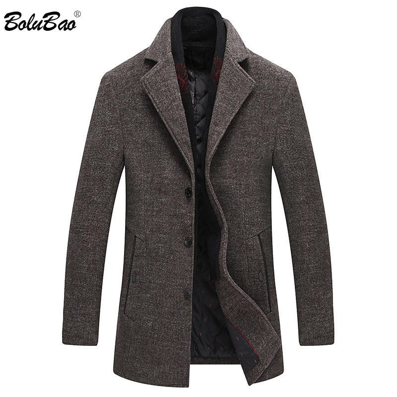 BOLUBAO Men Winter Wool Coat Men's Solid Color Multi-Pocket Warm Thick Wool Blends Woolen Pea Coat Male Trench Coat Overcoat 210518, Gray
BOLUBAO Men Winter Wool Coat Men's Solid Color Multi-Pocket Warm Thick Wool Blends Woolen Pea Coat Male Trench Coat Overcoat 210518, Gray
