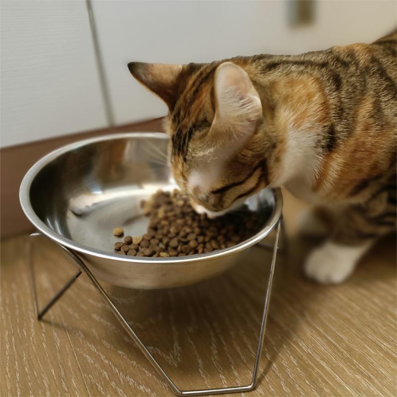 Cat Bowls & Feeders Bowl Metal Stainless Steel Triangular Support Pet Dog Dish Feeder Goods Easy To Clean
Cat Bowls & Feeders Bowl Metal Stainless Steel Triangular Support Pet Dog Dish Feeder Goods Easy To Clean