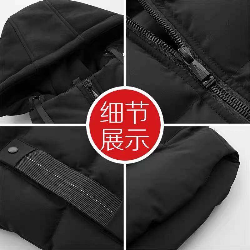 Men's Vests Crocodile Brand Men Vest Winter Hooded Sleeveless Jackets Stylish Plus Size Windproof Warm Waistcoat