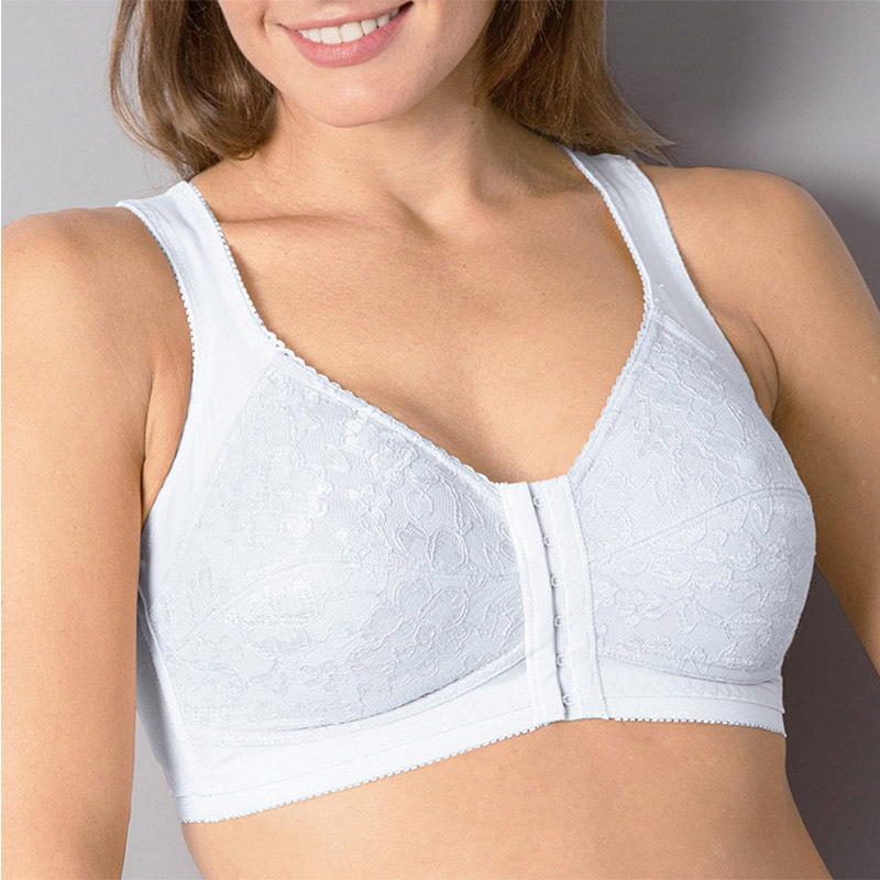 Front hook Closure Womens Lace Bra Sexy Bralette Bra Minimizer Large Plus Size brassiere A B C D E F Cup 201202