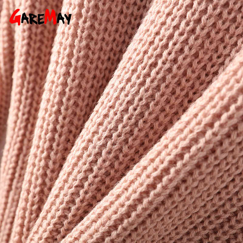 Knitted Sweater Women Autumn Fall Fashion Backless V Neck Jumpers Ladies s Wine Red Female Pullover 210428