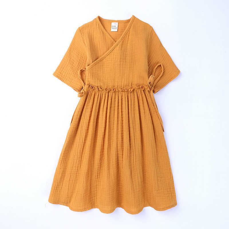 0-4 Years High Quality Summer Girl Dress Floral Cotton Solid Draped Ruched Kid Children Clothing Princess Dresses 210615
0-4 Years High Quality Summer Girl Dress Floral Cotton Solid Draped Ruched Kid Children Clothing Princess Dresses 210615