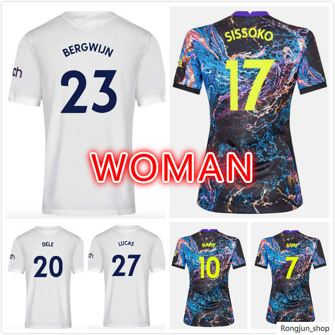 Women 21 22 KANE SON BERGWIJN Soccer Jerseys colorful Away 2021 2022 LUCAS DELE fourth Tottenham Football kit shirt BALE NDOMBELE, Black;yellow
Women 21 22 KANE SON BERGWIJN Soccer Jerseys colorful Away 2021 2022 LUCAS DELE fourth Tottenham Football kit shirt BALE NDOMBELE, Black;yellow