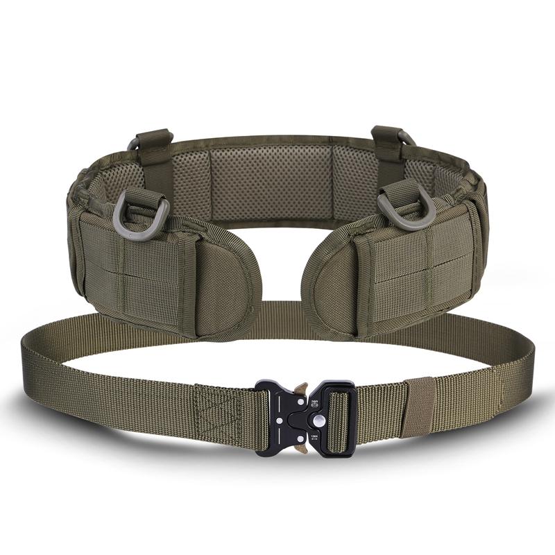 Waist Support Tactical Belt Molle War Battle Military Nylon Girdle Adjustable SWAT Army Waistband Removable Working Hunting, Black
Waist Support Tactical Belt Molle War Battle Military Nylon Girdle Adjustable SWAT Army Waistband Removable Working Hunting, Black