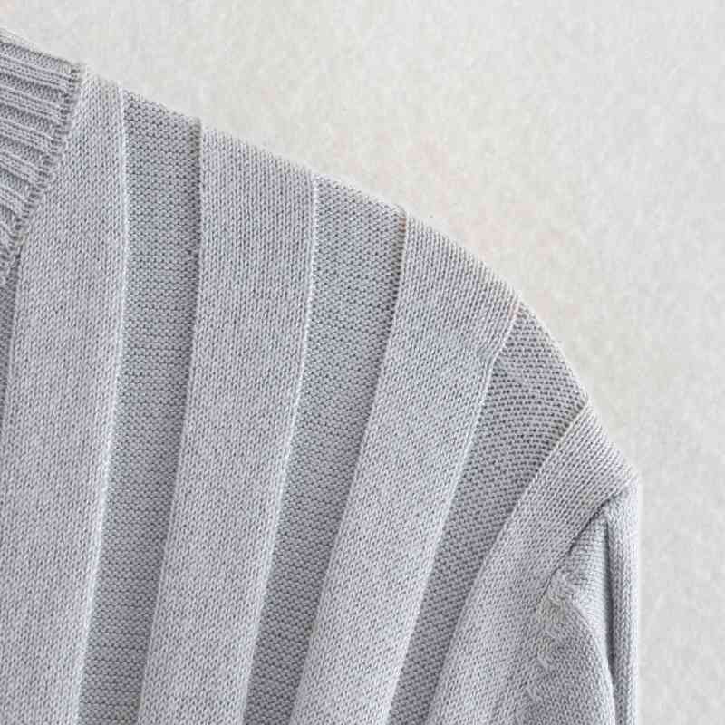 Slim Women Bomb Knitted Sweater Autumn Fashion Ladies Elegant Knitwear Streetwear Girls Pullovers Female Chic Tops 210430