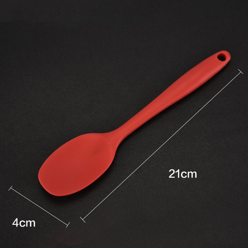 Universal Heat-resistant Integrating Handle Silicone Lepel Scraper Column Ice Cake Kitchen Tool