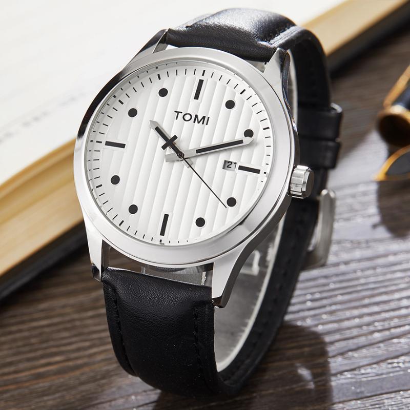 Wristwatches 9 Colors Top Man Men Watch Quartz Hours Clock Auto Date Fine Fashion Real Leather Boy's Retro Birthday Wristwatch Gift Box, Saat-a
Wristwatches 9 Colors Top Man Men Watch Quartz Hours Clock Auto Date Fine Fashion Real Leather Boy's Retro Birthday Wristwatch Gift Box, Saat-a