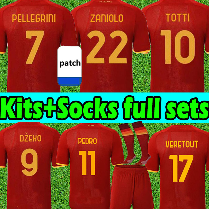 2021 2022 Jersey Soccer JERSEYS TOTTI DZEKO ZANIOLO KLUIVERT 21/22 MEN kids kits socks full sets ROME Football Shirts Uniforms, Away kids kit 
2021 2022 Jersey Soccer JERSEYS TOTTI DZEKO ZANIOLO KLUIVERT 21/22 MEN kids kits socks full sets ROME Football Shirts Uniforms, Away kids kit