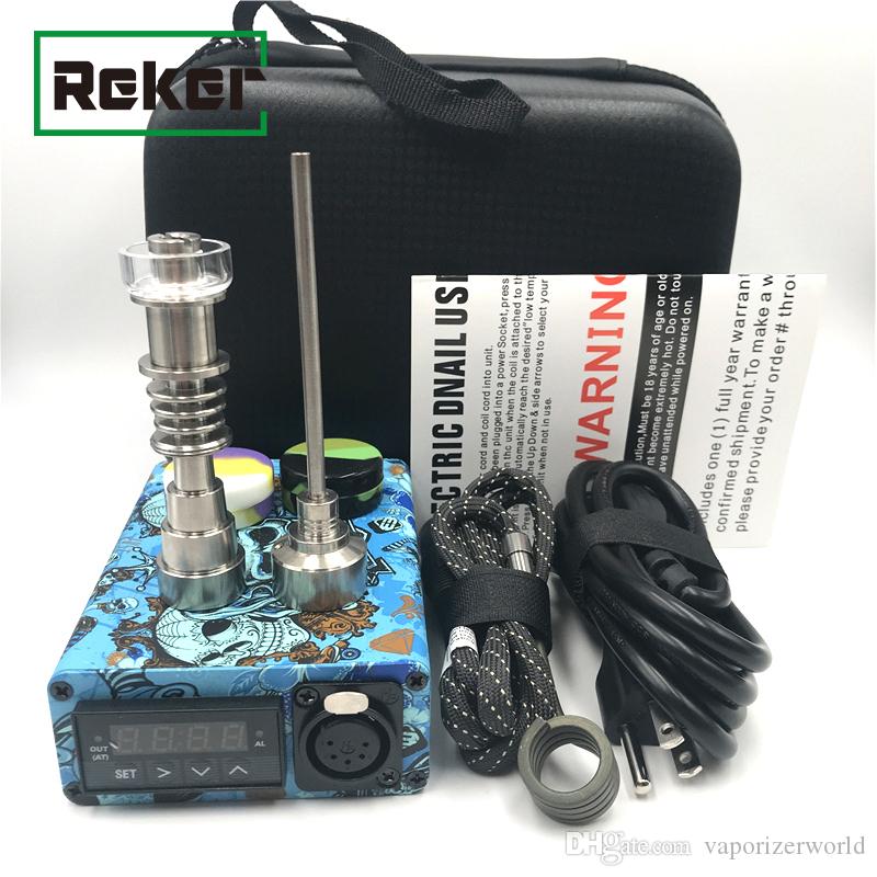 Cheap Portable ENail Electric Dab Nail Pen Rig Wax PID TC Box With Ti Titanium Domeless Coil Heater E Quartz Nail kit silicone pad
Cheap Portable ENail Electric Dab Nail Pen Rig Wax PID TC Box With Ti Titanium Domeless Coil Heater E Quartz Nail kit silicone pad