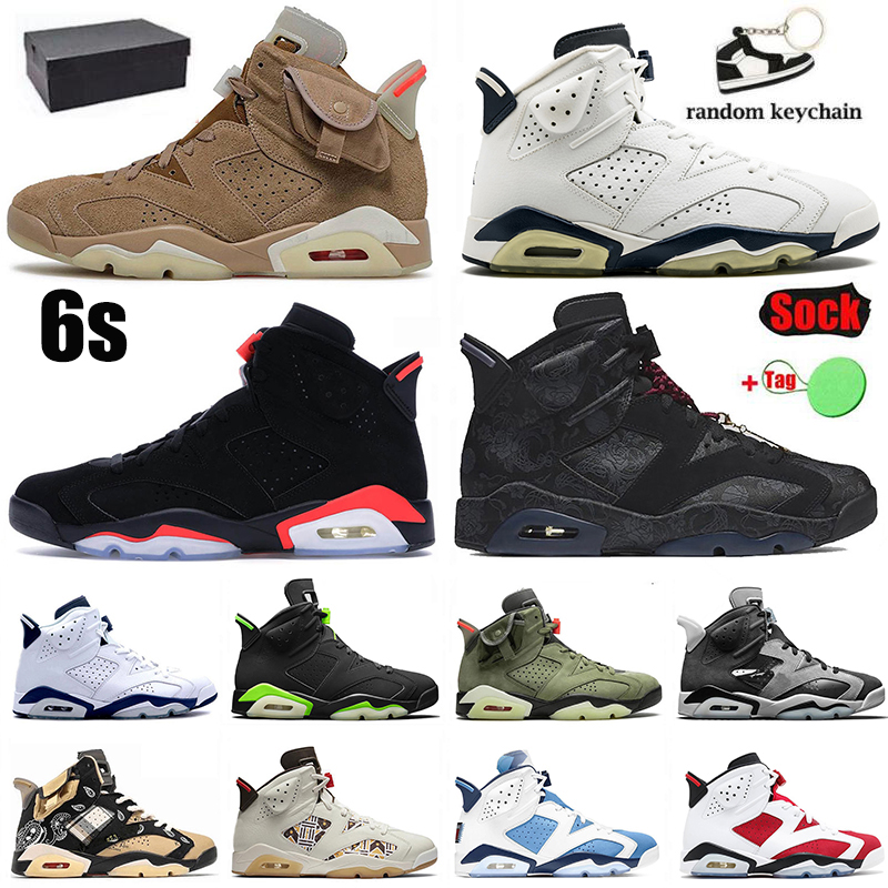 With Box Men Women Basketball Shoes 2021 Arrivals Jumpman 6 6s Carmine BRITISH KHAKI Black Infrared UNC Electric Green Trainers Sports Sneakers Size 47, #b24 40-47 dmp
With Box Men Women Basketball Shoes 2021 Arrivals Jumpman 6 6s Carmine BRITISH KHAKI Black Infrared UNC Electric Green Trainers Sports Sneakers Size 47, #b24 40-47 dmp