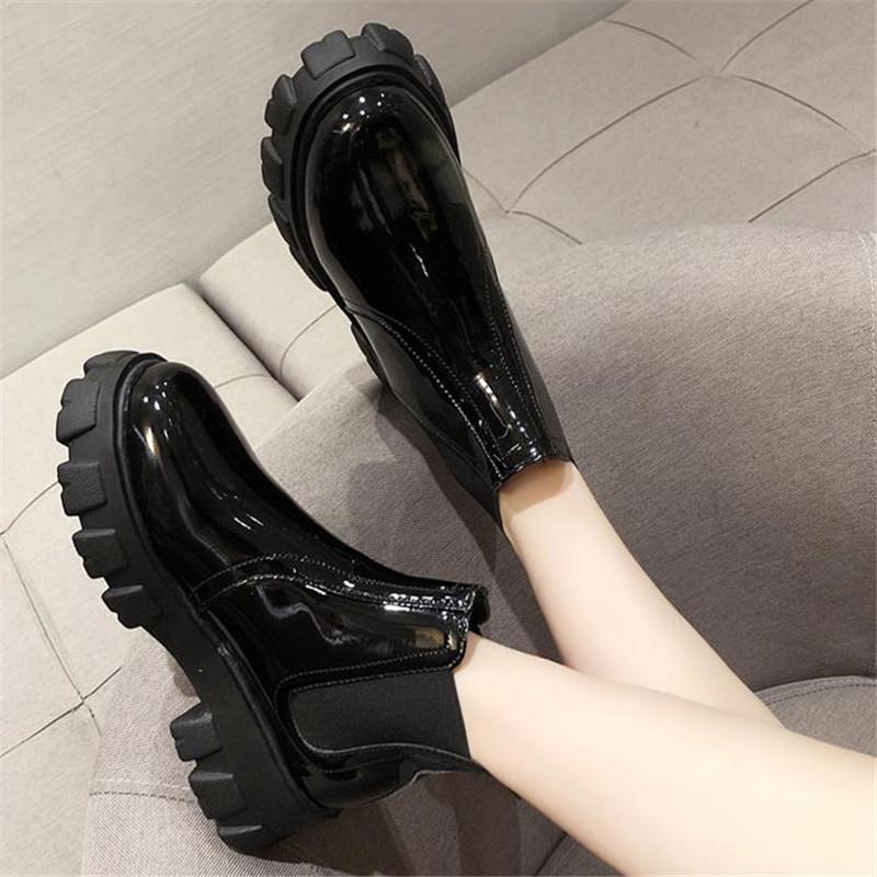 Boots 2021 Women Ankle Round Toe Pu Leather All Match Square Heel Fashion Spring Autumn Shoes Motorcycle Black 35-39, Black 2
Boots 2021 Women Ankle Round Toe Pu Leather All Match Square Heel Fashion Spring Autumn Shoes Motorcycle Black 35-39, Black 2