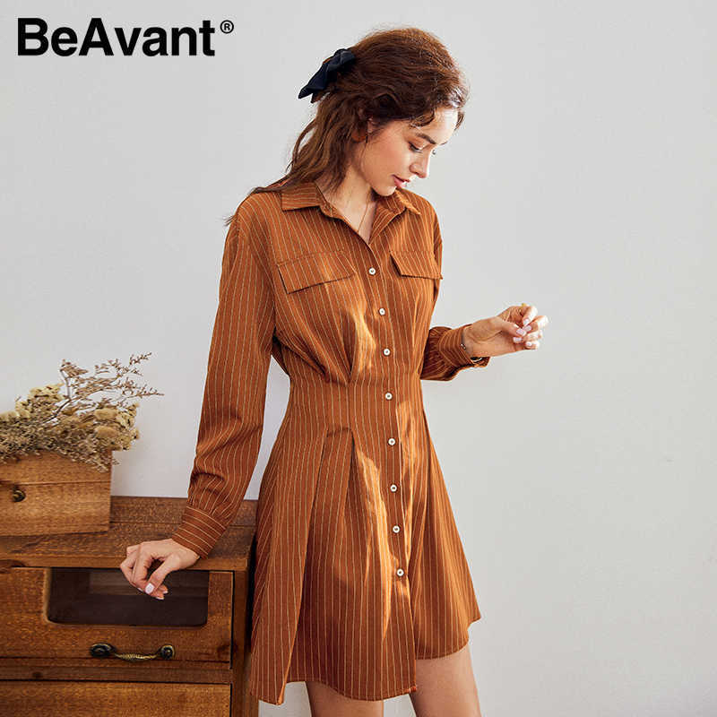 BeAvant Elegant long sleevele blazer female dress Solid khaki ladies blazer dress Autumn winter long sleeve chic party dress 210709