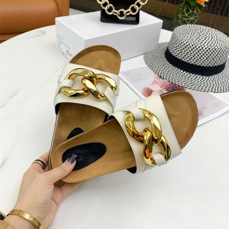 2021 designer design fashion women's slippers unique metal chain decorative shoes 34-41 luxury atmosphere high quality you are worth having, Green
2021 designer design fashion women's slippers unique metal chain decorative shoes 34-41 luxury atmosphere high quality you are worth having, Green