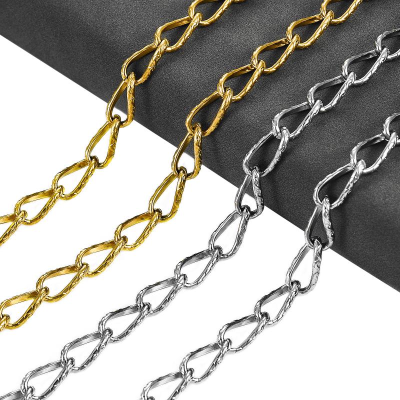Chains Men's 7mm Width Stainless Steel Necklace Cuban Gold Chain Fashion Waterproof Women Punk Link Gift Jewelry
Chains Men's 7mm Width Stainless Steel Necklace Cuban Gold Chain Fashion Waterproof Women Punk Link Gift Jewelry