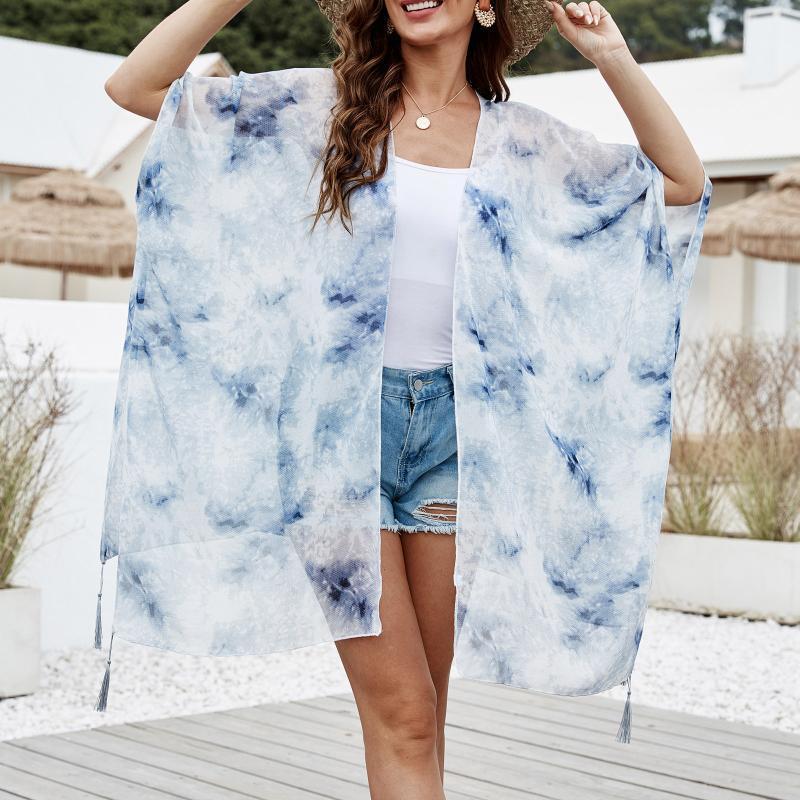 Women's Swimwear Sunscreen Sunshade Kimono Cardigan Mid-length Blouse Chiffon Swimsuit Beach Bathing Suit Cover Ups For, White
Women's Swimwear Sunscreen Sunshade Kimono Cardigan Mid-length Blouse Chiffon Swimsuit Beach Bathing Suit Cover Ups For, White