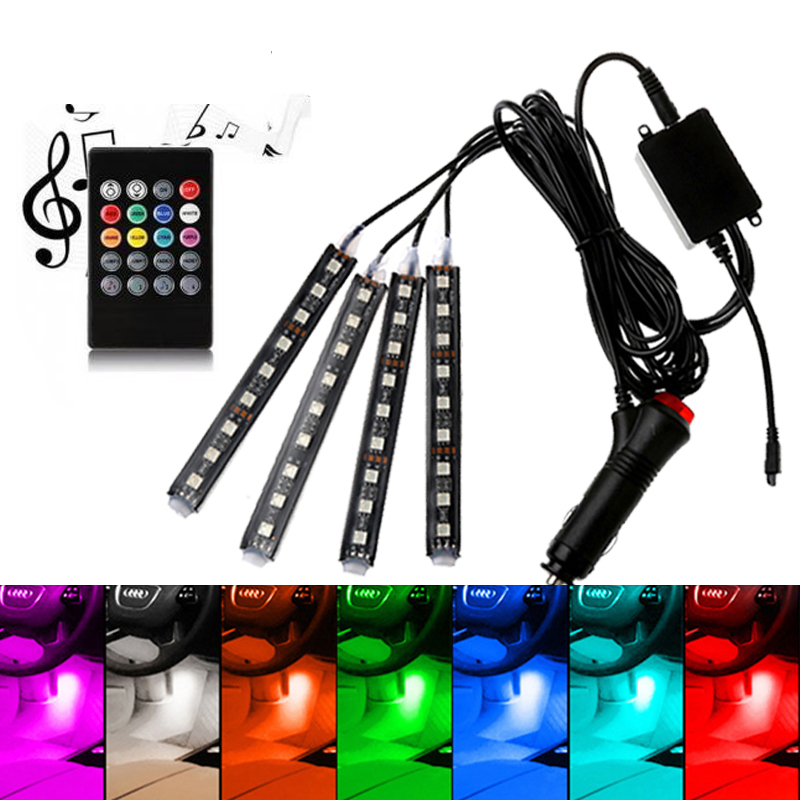 Car USB LED RGB Atmosphere Strip Light 4 In 1 Remote Voice Control Interior Styling Decorative Dynamic tmosphere lamp
Car USB LED RGB Atmosphere Strip Light 4 In 1 Remote Voice Control Interior Styling Decorative Dynamic tmosphere lamp