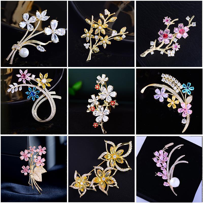 Pins, Brooches Plum Blossom Brooch Female Elegant Temperament Floral Clothing Accessories Simple Zircon Flower, Gray
Pins, Brooches Plum Blossom Brooch Female Elegant Temperament Floral Clothing Accessories Simple Zircon Flower, Gray