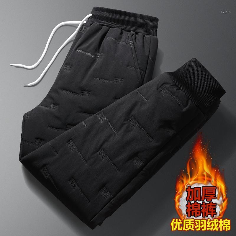 Men's Pants Autumn/Winter Mens Casual Cotton-padded Trousers Men Solid Thick Warm Black Lace-up Pant Male Size M-5XL
Men's Pants Autumn/Winter Mens Casual Cotton-padded Trousers Men Solid Thick Warm Black Lace-up Pant Male Size M-5XL