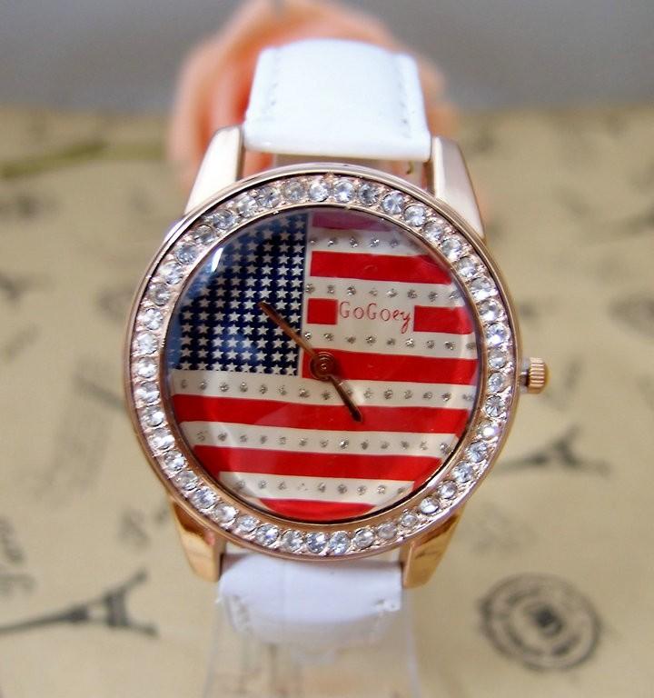 Wristwatches S Fashion US Flag Watch Women Ladies Crystal Dress Quartz Wrist Relogio Feminino Go058, Brown
Wristwatches S Fashion US Flag Watch Women Ladies Crystal Dress Quartz Wrist Relogio Feminino Go058, Brown