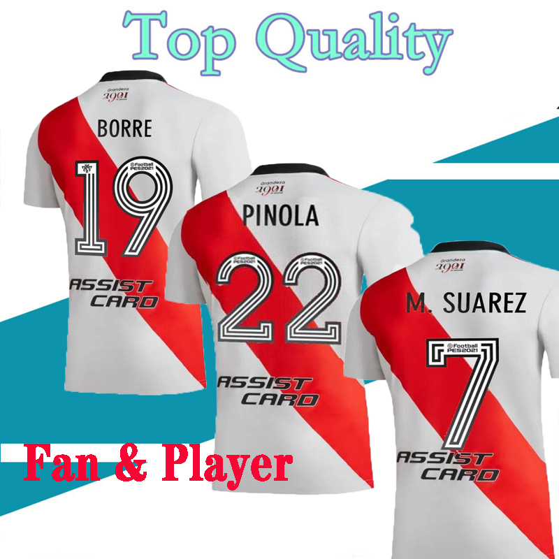 Fans player version 21 22 RIVER PLATE soccer jersey 120-Years Anniversary De La Cruz M.SUAREZ PONZIO 2021 2022 PEREZ BORRE PINOLA third 3rd men kids kit Football shirts, 21-22 fans
Fans player version 21 22 RIVER PLATE soccer jersey 120-Years Anniversary De La Cruz M.SUAREZ PONZIO 2021 2022 PEREZ BORRE PINOLA third 3rd men kids kit Football shirts, 21-22 fans