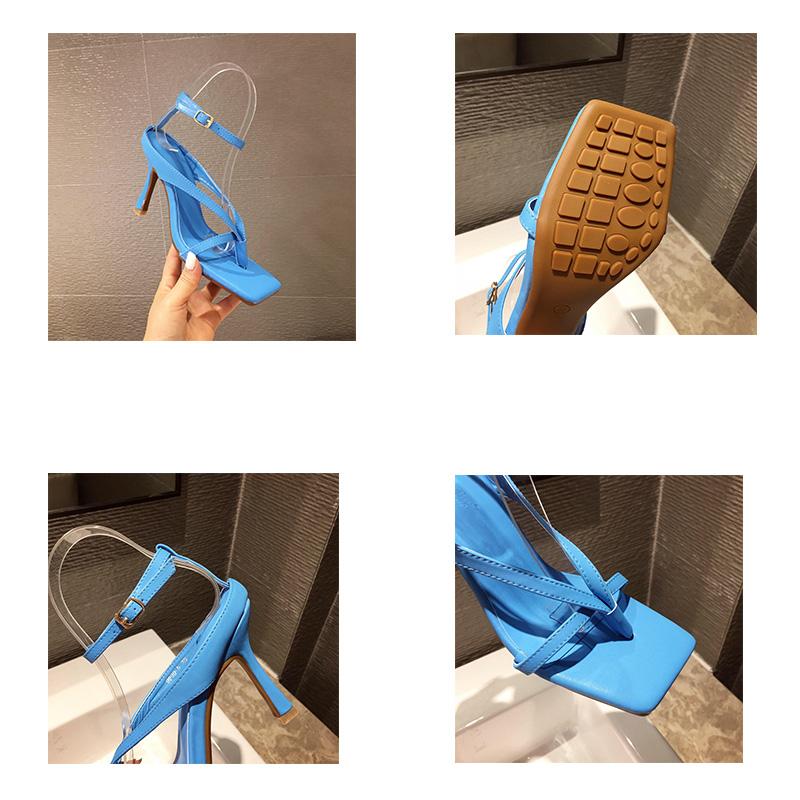 Summer Women Sandal Open Toe Sexy Thin High Females Heel Fashion Party Slipper Comfortable Dress Ladies Shoes For Woman Sandals