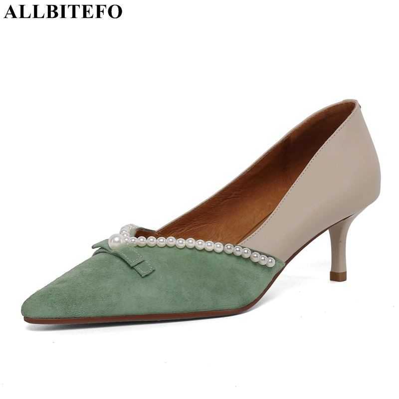 ALLBITEFO sweet bowtie genuine leather sexy high heels wedding women shoes autumn women high heel shoes office ladies shoes 210611, As picture
ALLBITEFO sweet bowtie genuine leather sexy high heels wedding women shoes autumn women high heel shoes office ladies shoes 210611, As picture