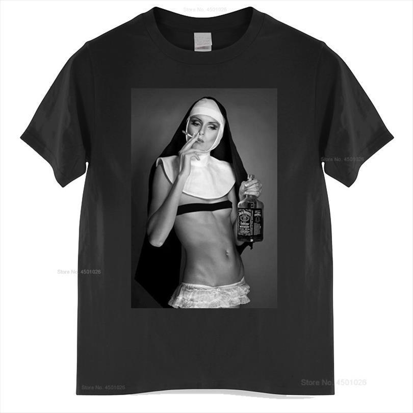 nun smoking amp drinking funny mens t shirts cool designer summer present cotton men fashion euro size, White;black
nun smoking amp drinking funny mens t shirts cool designer summer present cotton men fashion euro size, White;black