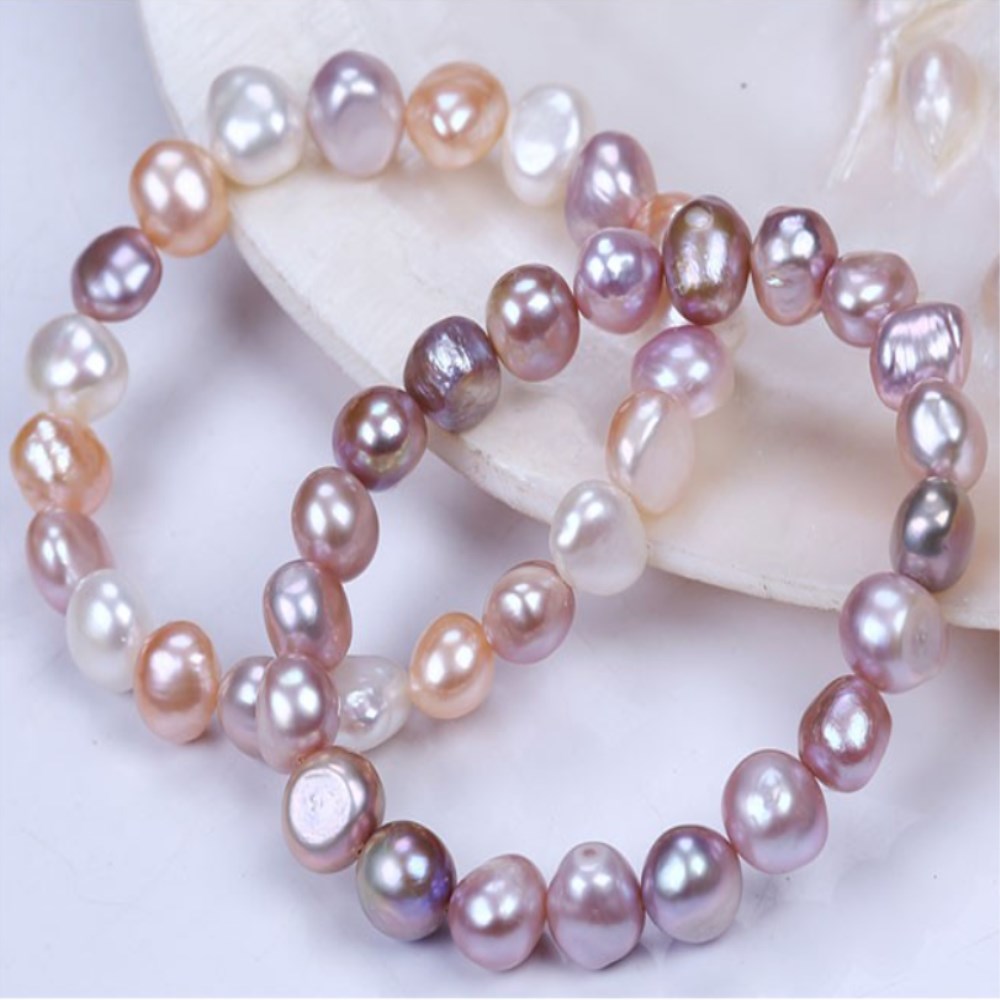 Women Fashion Jewelry Strand Natural Freshwater Pearl Baroque Style Elastic Rope Bracelet Stretch for Daily Wearing And Shopping, Black
Women Fashion Jewelry Strand Natural Freshwater Pearl Baroque Style Elastic Rope Bracelet Stretch for Daily Wearing And Shopping, Black