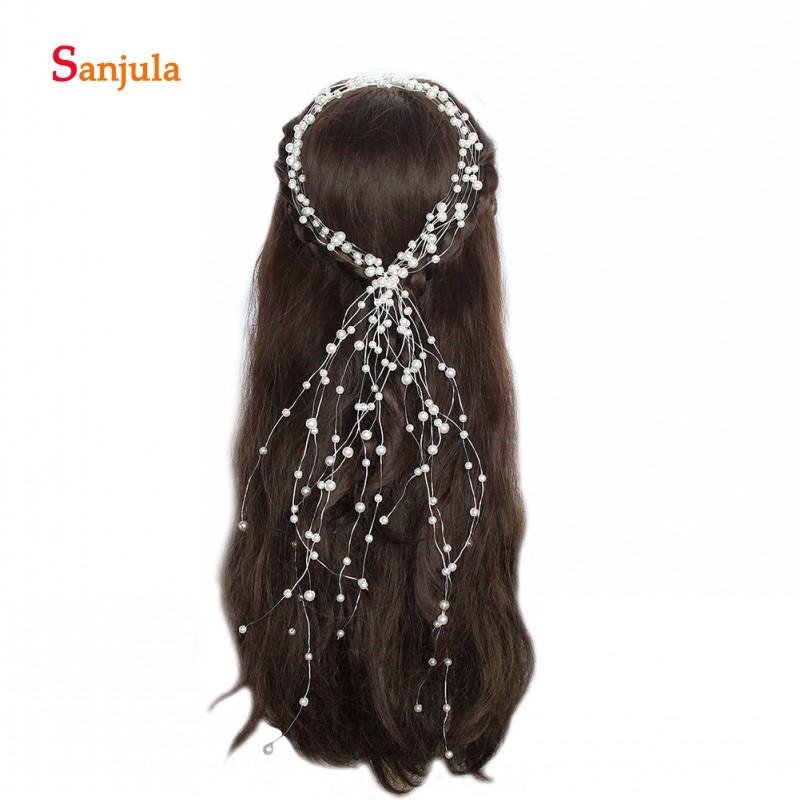 Hair Clips & Barrettes Pearls Circle Round Headband Long Girls Beach Headwear Jewelry Accessories Bling Hairwear H269, Golden;silver
Hair Clips & Barrettes Pearls Circle Round Headband Long Girls Beach Headwear Jewelry Accessories Bling Hairwear H269, Golden;silver
