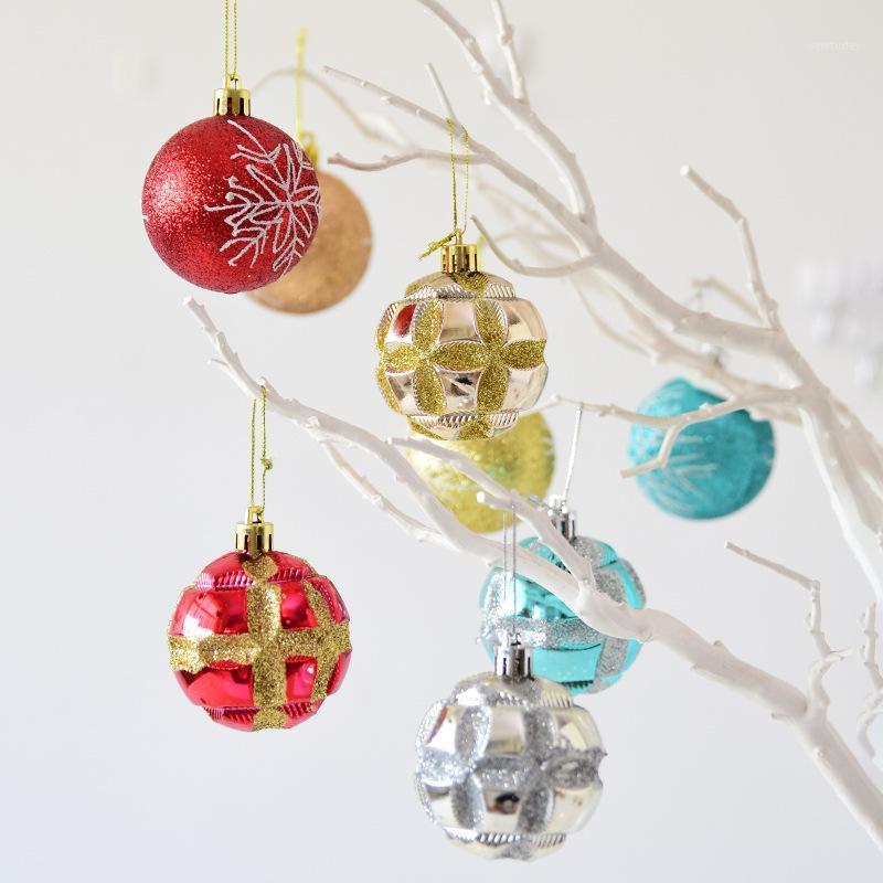 Party Decoration 24pcs 5cm Christmas Decor Painted Balls Year Pendant Shopping Mall Ceiling Window Tree Ornament
Party Decoration 24pcs 5cm Christmas Decor Painted Balls Year Pendant Shopping Mall Ceiling Window Tree Ornament