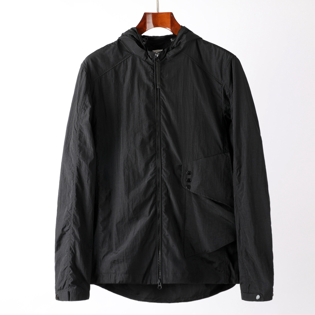 Spring Autumn Men's Jacket Designer Coat Outwear Windbreaker Hoodie Zipper Waterproof Fashion Hooded Jackets Glasses Coats Clothing, Black
Spring Autumn Men's Jacket Designer Coat Outwear Windbreaker Hoodie Zipper Waterproof Fashion Hooded Jackets Glasses Coats Clothing, Black