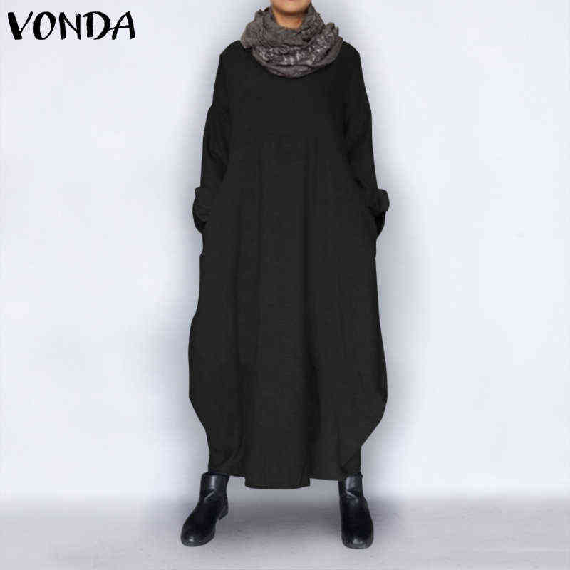Women O Neck Long Sleeve Maxi Long Dress VONDA Autumn Dress Casual Loose Sweatshirt Bohemian Vestidos 2021 Robe G1223, Grey
Women O Neck Long Sleeve Maxi Long Dress VONDA Autumn Dress Casual Loose Sweatshirt Bohemian Vestidos 2021 Robe G1223, Grey