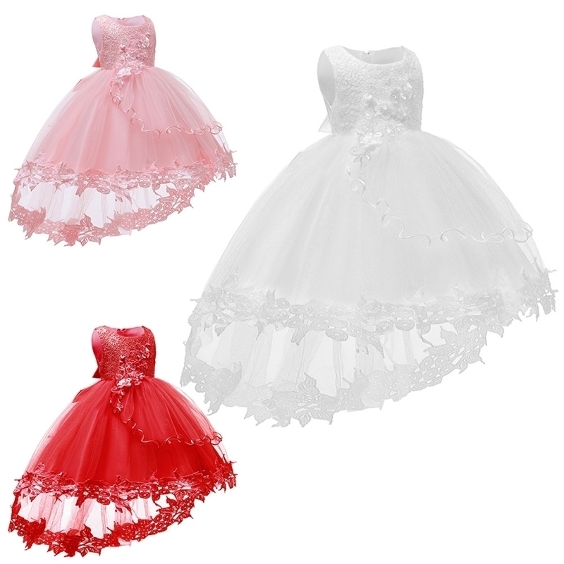 Girls Lace Baby Princess Dress Pink tailed one year old photography Costume, White
Girls Lace Baby Princess Dress Pink tailed one year old photography Costume, White