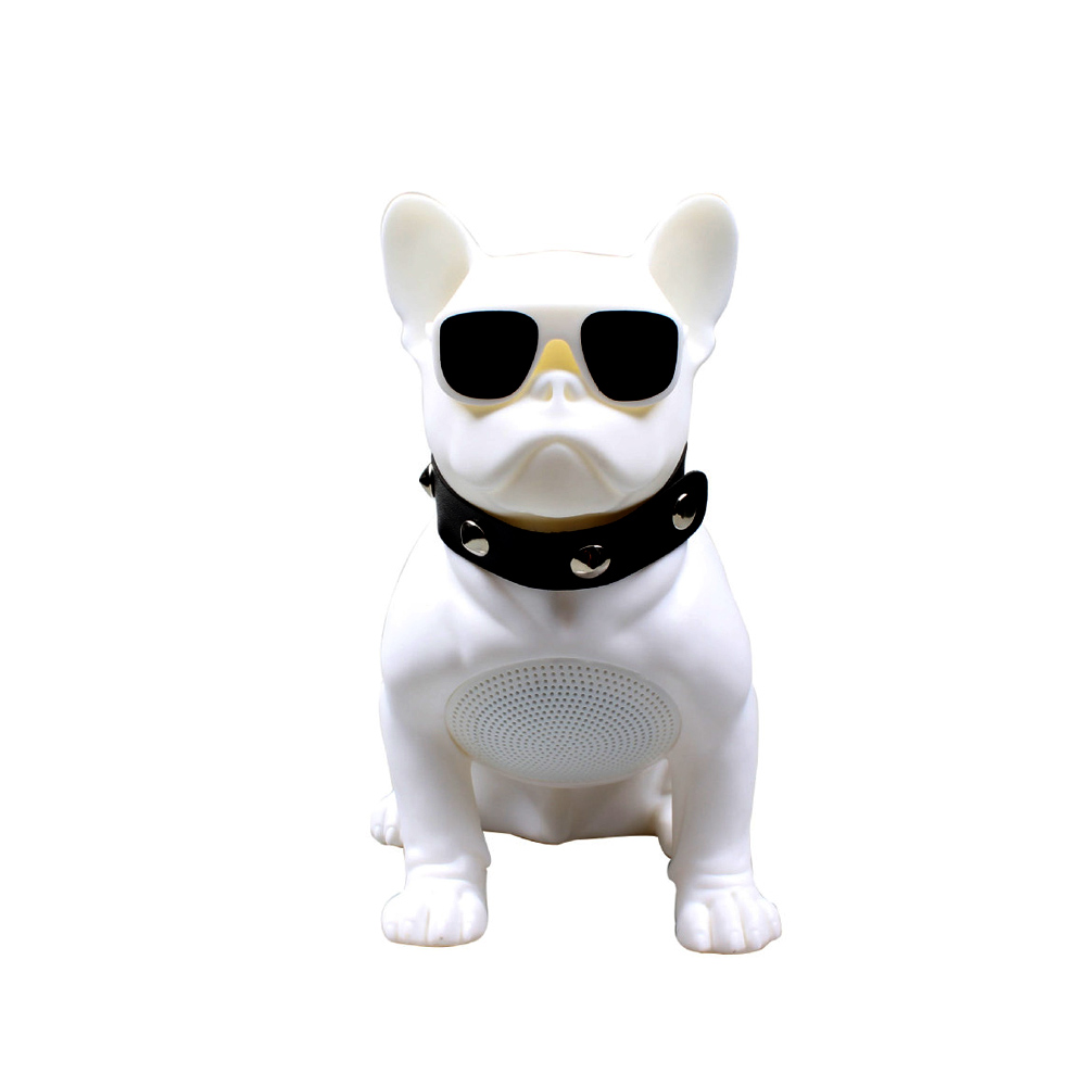2021 Bluetooth speaker dog head bulldog gift ornaments wirele card M10 cartoon audio creative